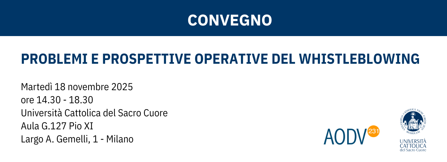 Problemi e prospettive operative del Whistleblowing